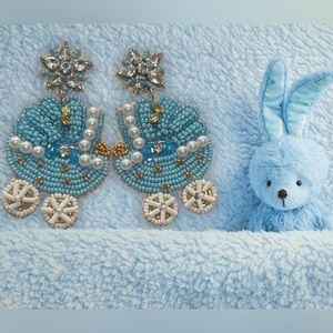 Boy Gender Reveal Earrings